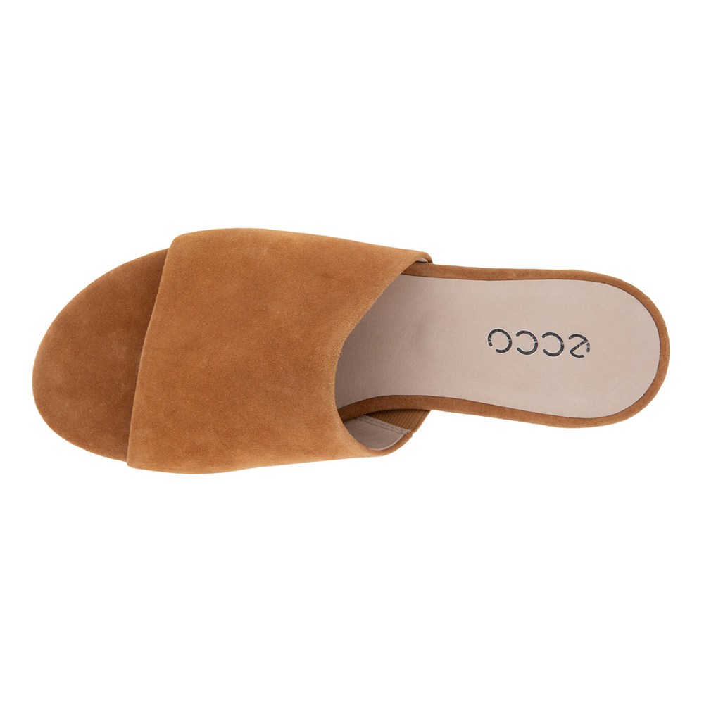 Sandalias Mujer - ECCO Flat Sandals Ii - Marrom - LDS129078